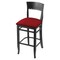 Holland Bar Stool Co 30" Bar Stool, Black Finish, Graph Ruby Seat 316030Blk016 - alternate 1